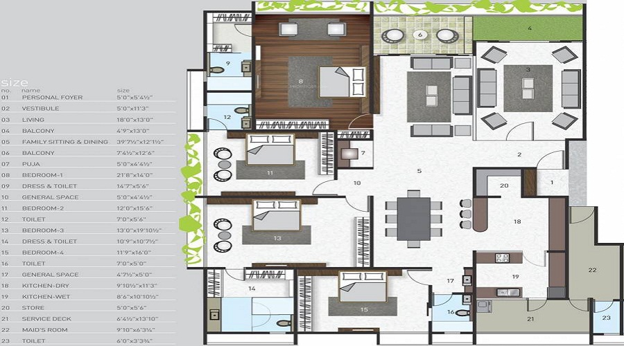 Krrish Maurya Grace Floor Plan