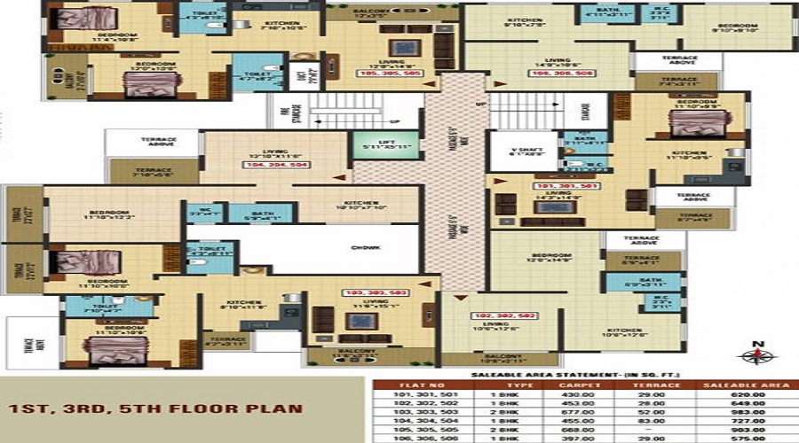 SK Yash Square Floor Plan