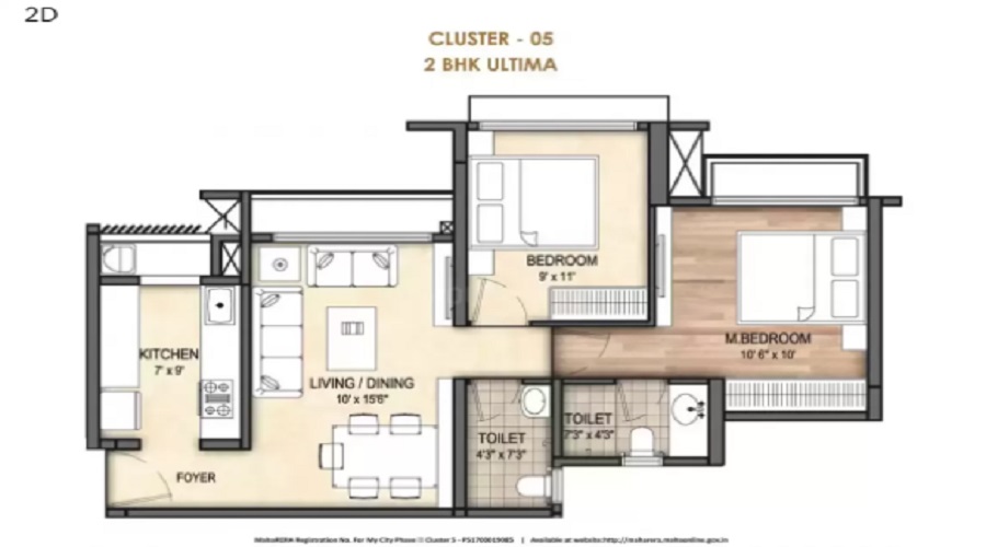 Runwal Blossom City Floor Plan