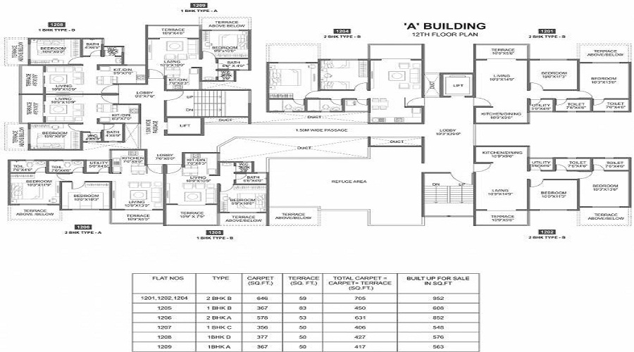 Saffron Platinum Park Floor Plan