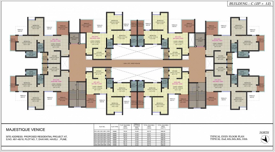 Majestique Landmarks Venice Floor Plan