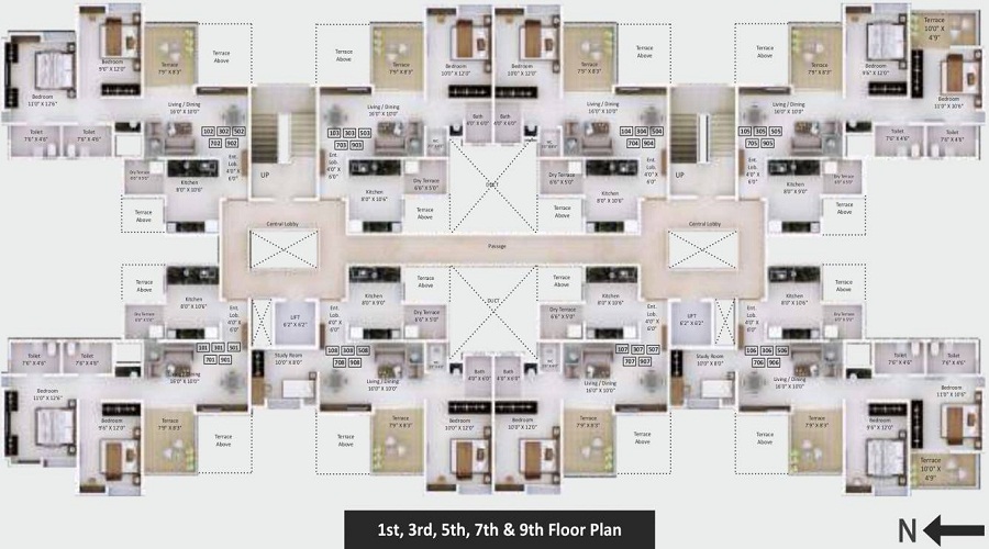 Alcon Builders And Promoters Mellows Floor Plan
