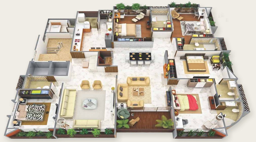 Rameshwar Kedarnath Bungalows Floor Plan