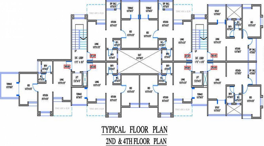Kohinoor Kuber Shrusti Floor Plan