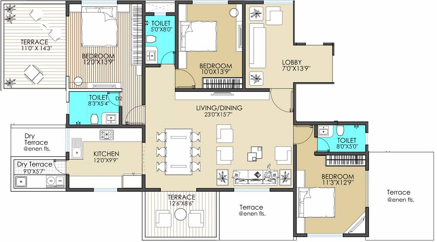 Paradigm One Floor Plan