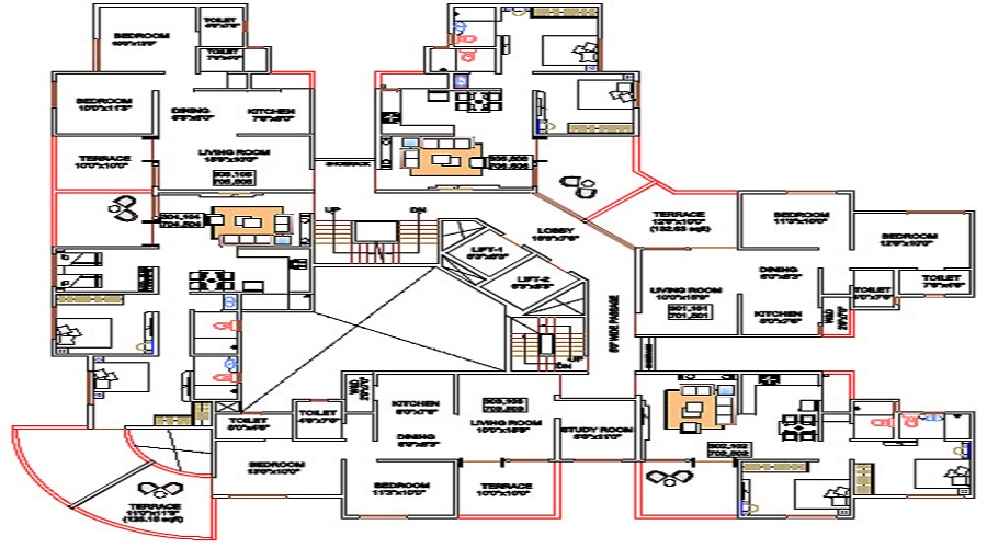 Labh 33 Mile Stone Floor Plan