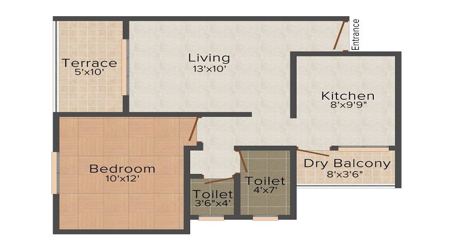 Raikar Shree Laxmi Vrindavan Floor Plan