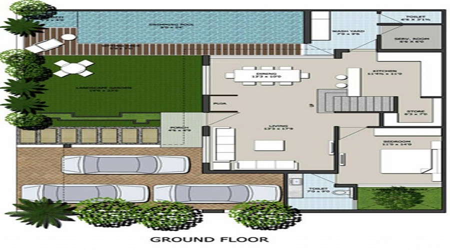 RK Ishaan Bungalows Floor Plan