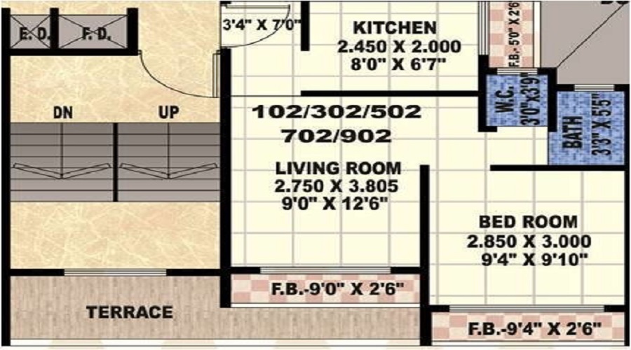Swastik Tower Floor Plan
