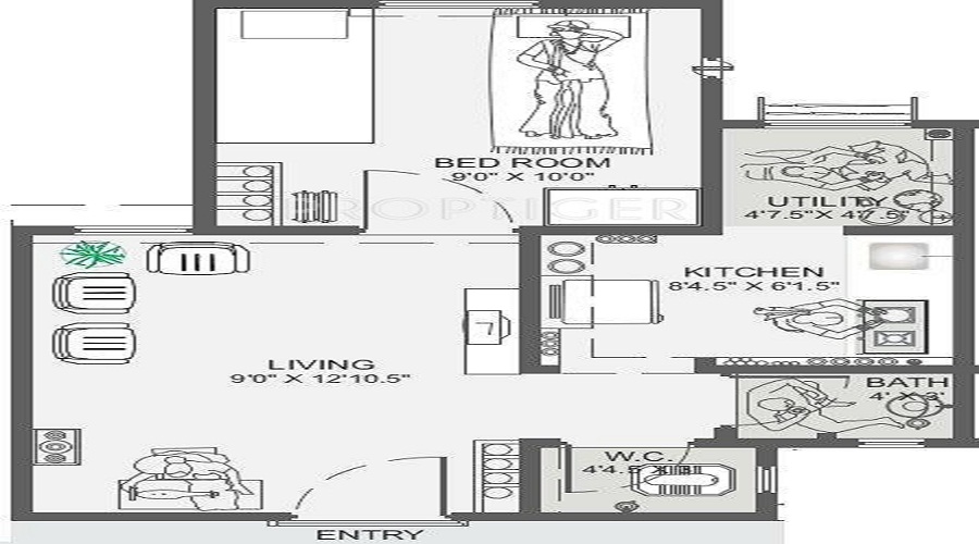 DBS Umang Narol 3 To 8 Floor Plan