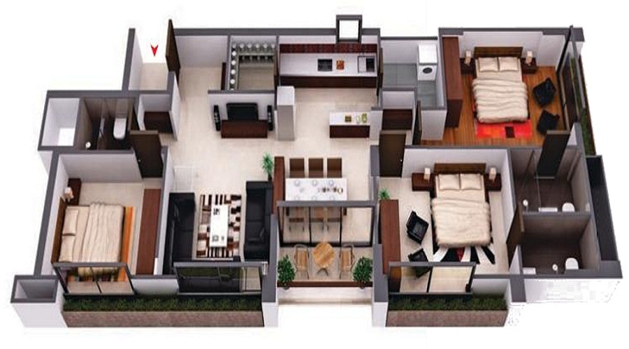 Harmony Homes 4 Floor Plan