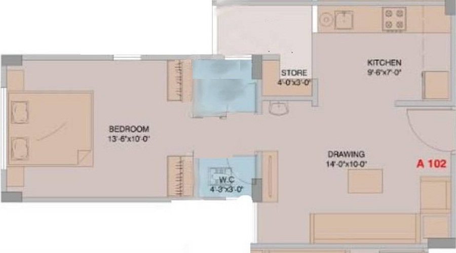 Vivek Kartavya Residency Floor Plan