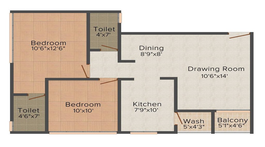 Divyajivan Satya Floor Plan