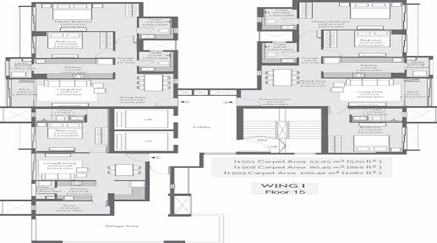 Godrej The Trees Residential Phase 1 Floor Plan