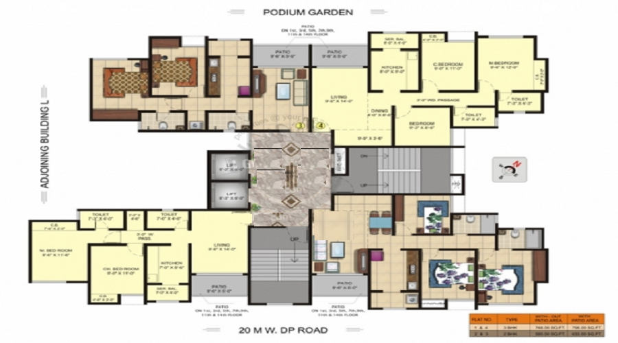 Puraniks City Phase 3 Floor Plan
