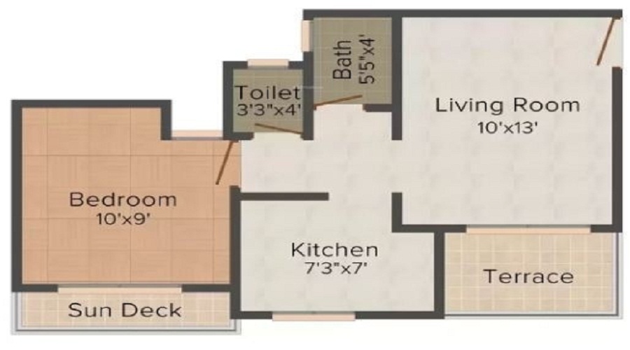 Raunak Raunak City 3 Floor Plan