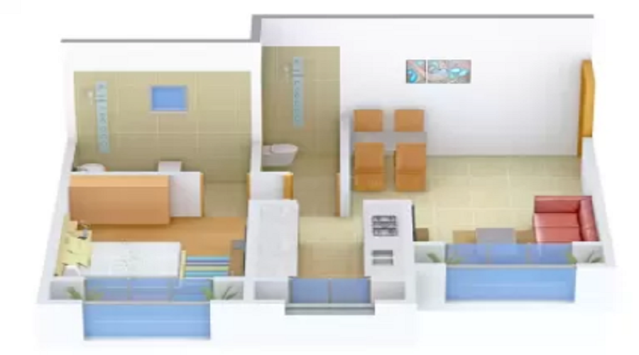 Damji Shamji Shah Mahavir Estella Floor Plan