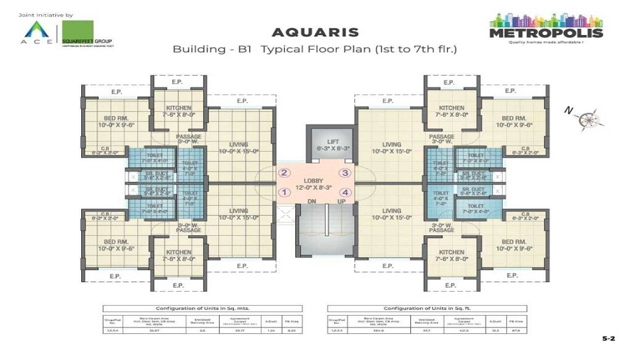 Anant Metropolis Aquaris Phase 2 Floor Plan