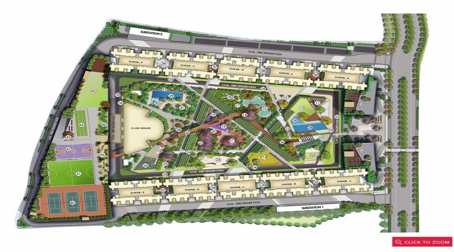 Raymond Ten X Habitat Raymond Realty Tower K Floor Plan