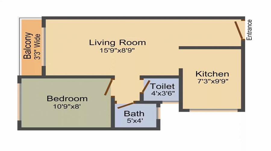 Bajrang Shubham Apartments Floor Plan