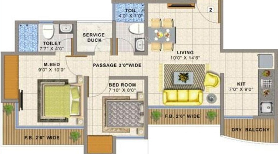 Sai Balaji Atlanta Edenworld Phase III Floor Plan
