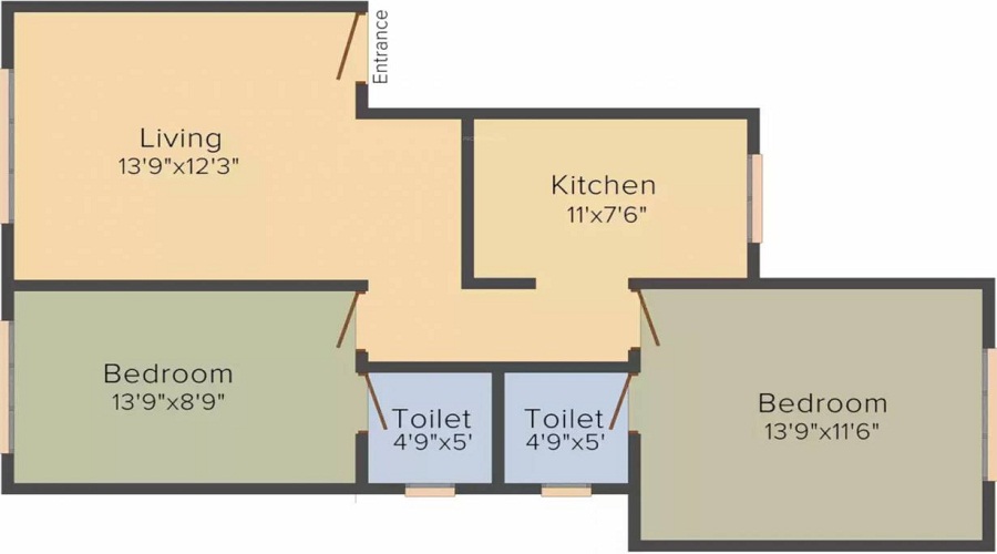Shree Ganraj Heights Floor Plan