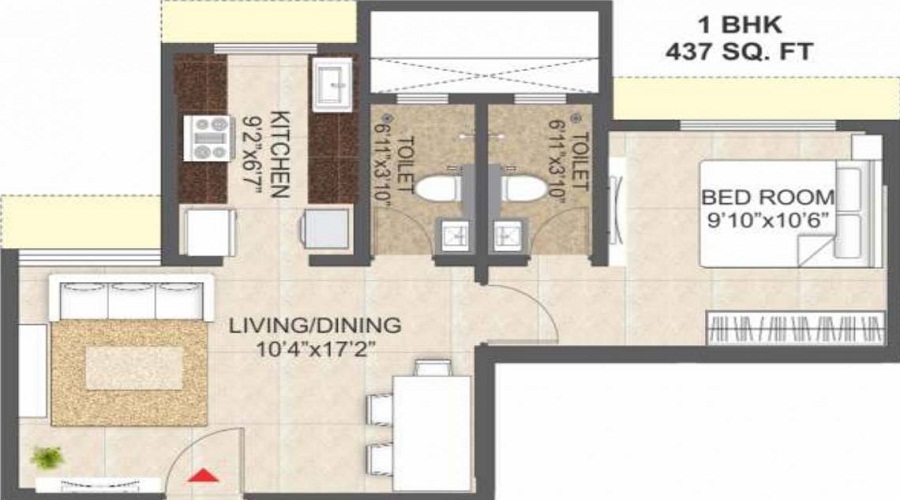 Parijat Hill View Floor Plan