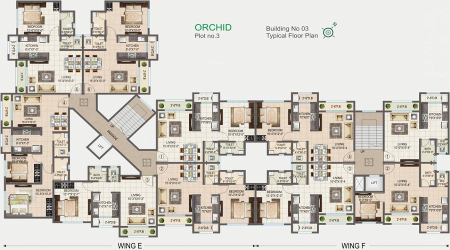 1 BHK+1T 470/sqft-saleable  Sqft Apartment For Sale In Relstruct Green Park In Boisar Floor Plan