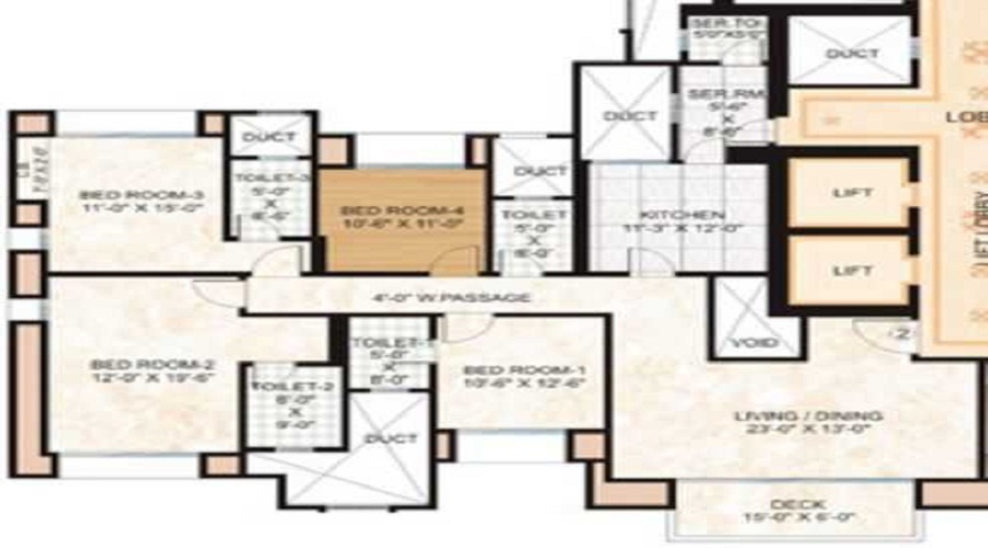 Hiranandani Rodas Enclave Rose Hill Floor Plan