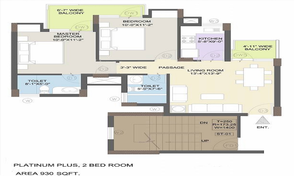 KLJ Platinum Plus Floor Plan