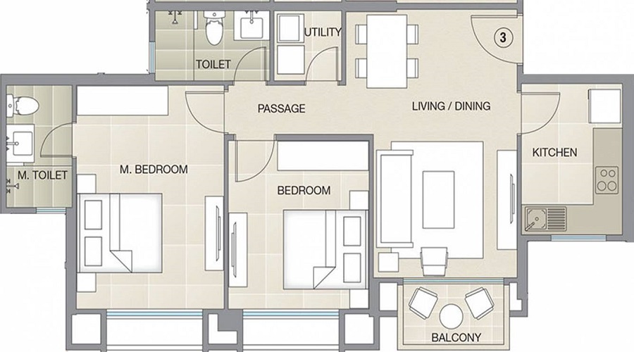 Hiranandani Athena Floor Plan