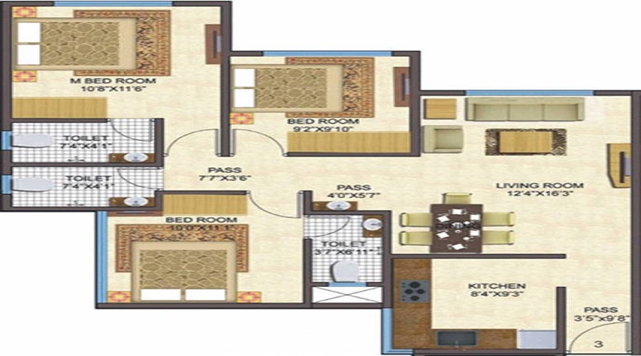 KUL Jal Ratandeep Floor Plan