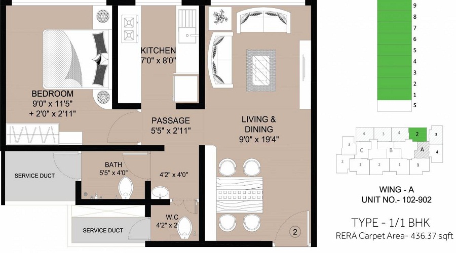 The Baya Goldspot Floor Plan