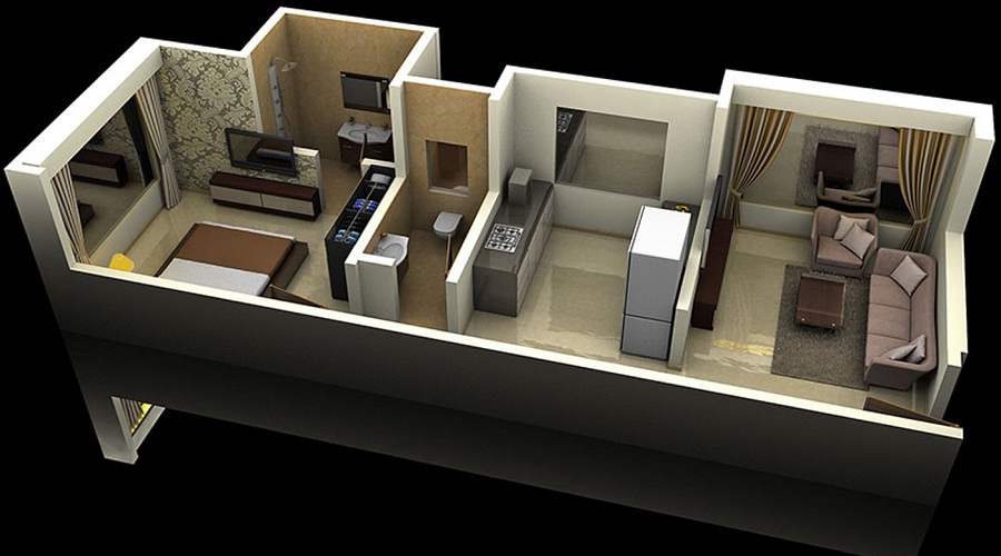 Kalpataru Sector 5 Wing A Floor Plan