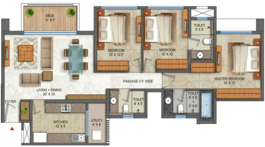 Lodha Serenity Floor Plan
