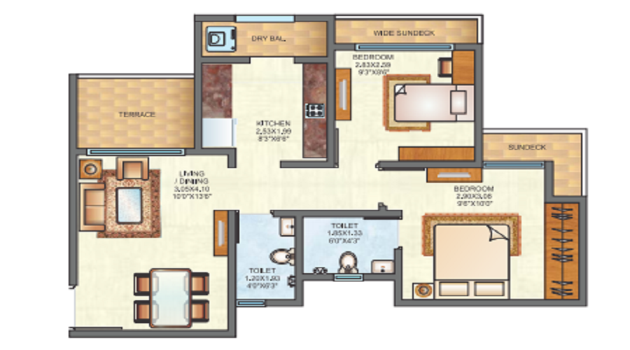 Shiv Enclave Enclave Floor Plan