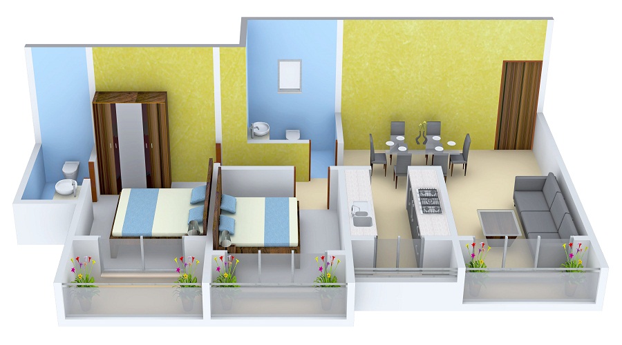 Mazagon Dock Omkar Heights Floor Plan