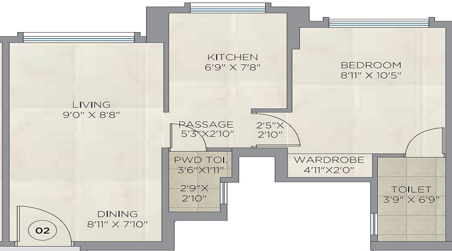 Hiranandani Regent Hill A B C D And E Wing Floor Plan