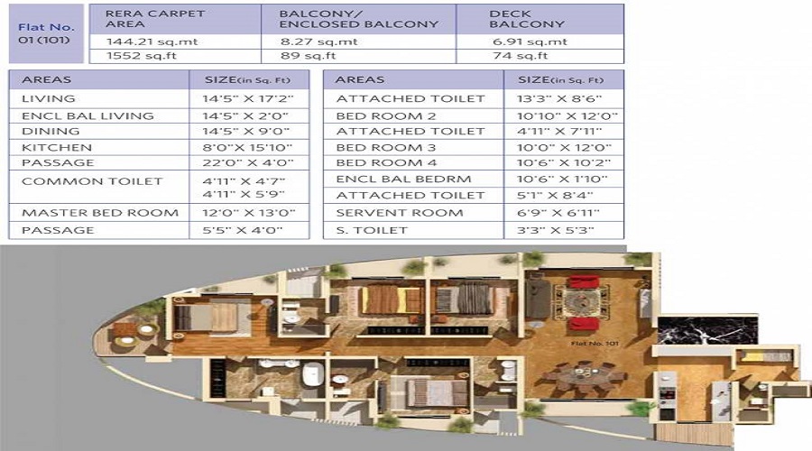 Dosti Imperia Dosti Majesta Floor Plan