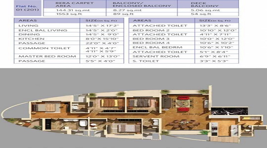 Dosti Imperia Dosti Majesta Floor Plan