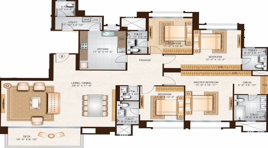 Hiranandani Eagleton Floor Plan