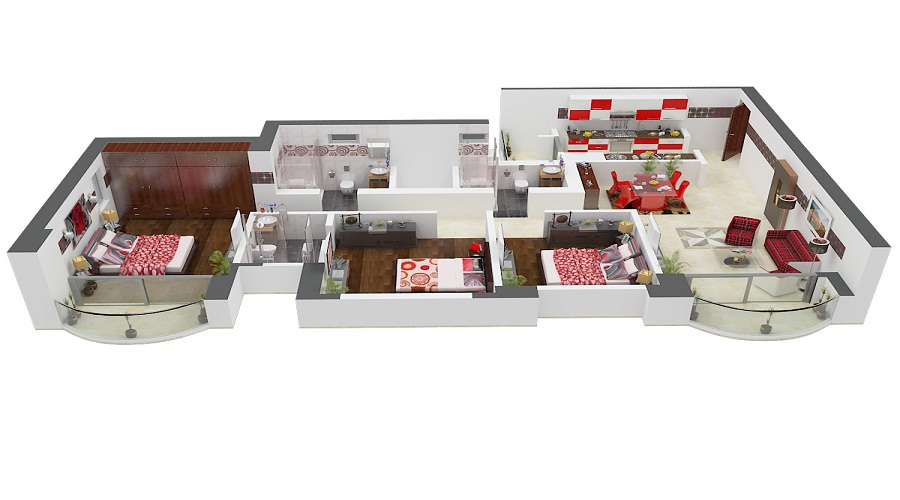 Unispace Sodah Sadan Floor Plan