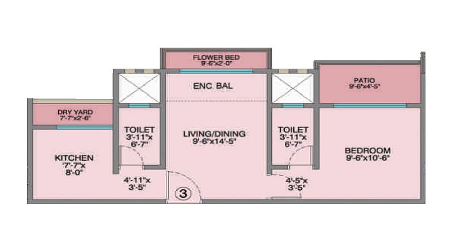 Poonam Park View Phase II Floor Plan