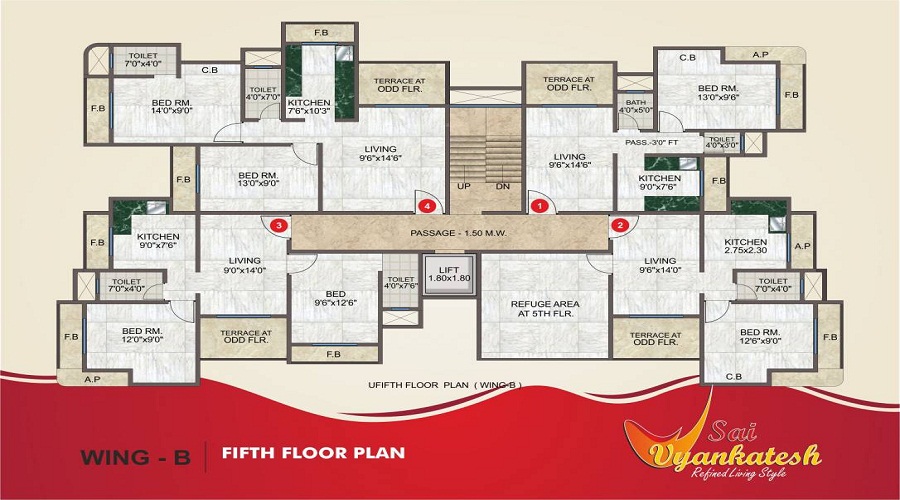 OSSK Sai Vyankatesh Floor Plan