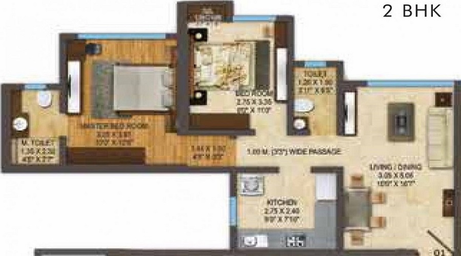 ACME Oasis Tower 1 Floor Plan