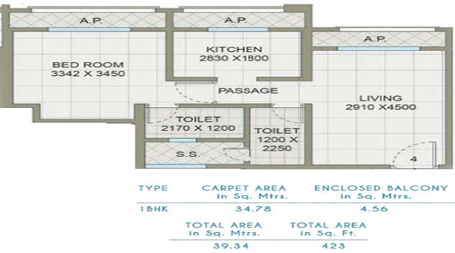 Neelambari Floor Plan