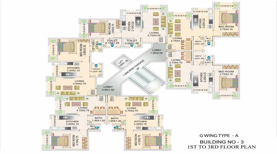 Sakla Enterprises Sagar Complex Floor Plan