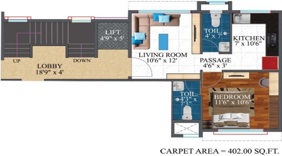 Nirmitee Sagar Darshan CHSL Floor Plan