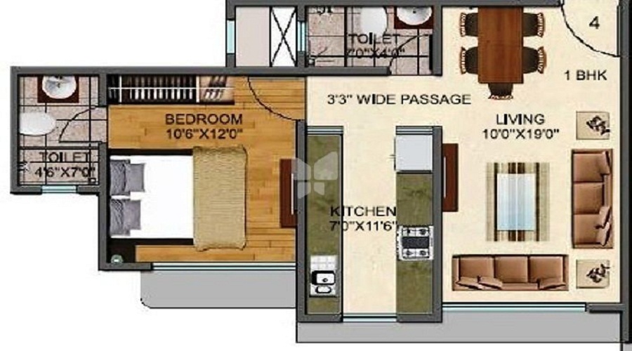 Shreeji Amreet Floor Plan