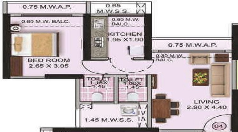 Puraniks Stella Grand Central Floor Plan